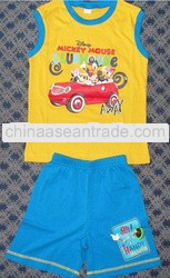 kids clothing boys printer cotton with good sample