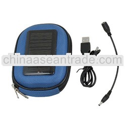 portable and generous travelling solar charger bag for mobile devices