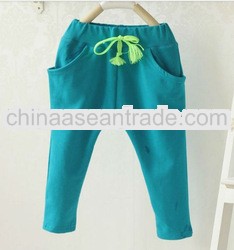 pure color kids jogging pants