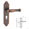 58 series zinc lock handles