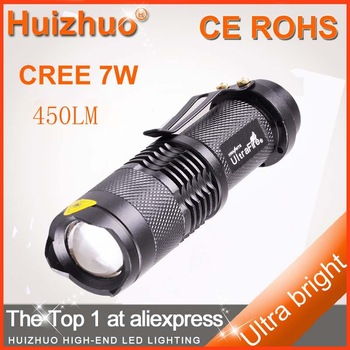 [Dream trip]  7W 450lm Lumen CREE  Focus Adjust Zoom LED mini Flashlight torch