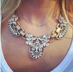 (Min order$10)Free shipping!Europe And The United States Personality Exaggerated Metal Necklace!#164