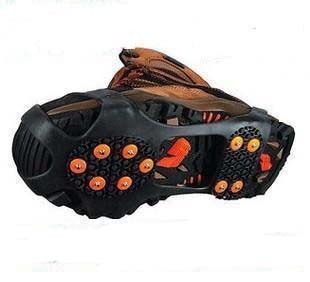 10 teeth mountaineering slip Shoe covers simple crampons / snow shoe covers / rainy day non-slip cra