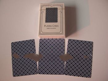 100% High Qualtiy 300Micron Plastic Playing card