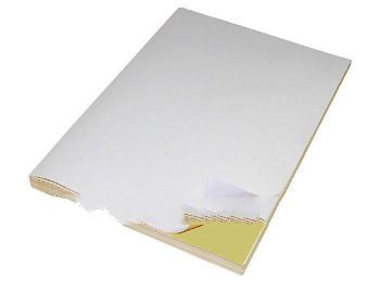 100 Sheets Sticker A4 adhesive Paper Glossy Smooth surface,Self adhesive A4 Blank Label Paper 210*29