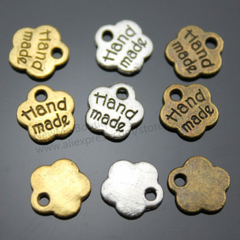 100pcs/lot 3 Colors 8mm Hand Made Charms (A10113)