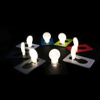 10pcs/lot Portable Pocket LED Card Light Lamp,Mini LED Credit Card Light, Gift Light