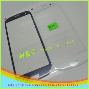 10pcs/lot White & Black For Samsung Galaxy S3 i9300 Touch Screen Outer Glass Lens Free Shipping