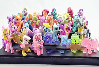 10pcs / set Free Shipping High Quality My little Pony Figure Toy (10 different design/set )