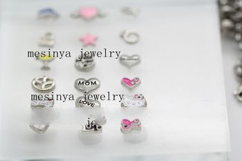 180 pcs most popular designs floating charms for glass locket 10 pcs each design
