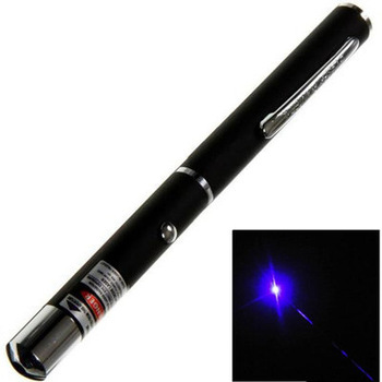 1Pcs 405nm 5mW Violet Purple Blue Ray Blue Laser Pointer Pen Dropshipping