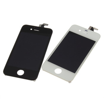 1pcs LCD Display Glass Assembly Touch Screen Digitizer Replacement For iphone 4S GSM Black&White