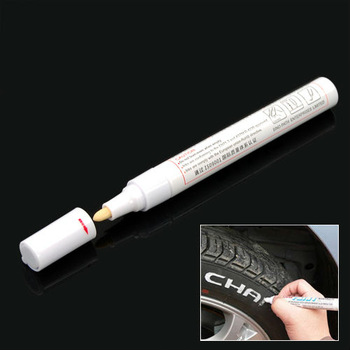 1pes/lot Permanent Waterproof Car Motorcycle Tyre Tire Metal Glass Paint Repair Marking Pen Marker M