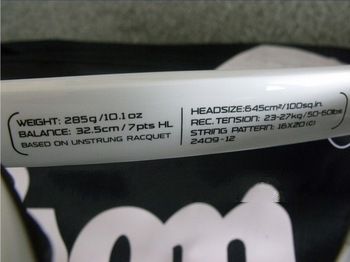 2012 new \ PRO STAFF SIX-ONE 100 tennis racket II 41/ 4 / 43 /8 Free Shipping