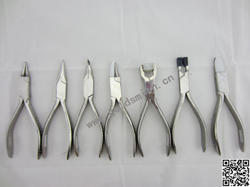 2013 Hot sale stainless steel jewelry /glass pliers jewelers tools