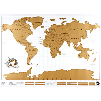 2013 New Arrival ,"LASION" Scratch Map Of The World,Map Decoration,Map Play,Miq 1Pcs #1019