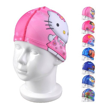 2013 cartoon child swimming cap advanced child swimming cap male female child swimming cap