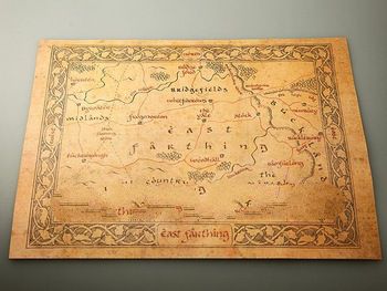 2013 fashion collections for movie fans The hobbit lord of the rings East Farthing Map