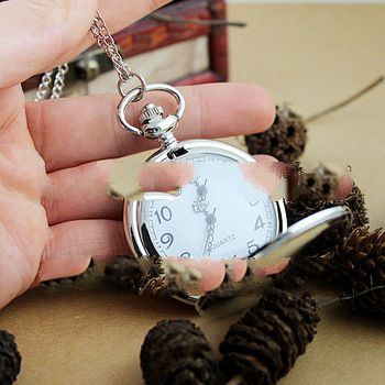 2013 new arrival fashionable  jewelry silver color Color pocket watch with