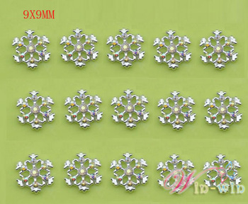 2014 christmas floating charms sterling silver snowflake charm  ,fit floating locket charms christma