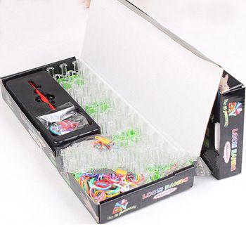 2014 newest DIY Make super fun to wear funny silicone twistz bandz rainbow loom set rainbow loom kit