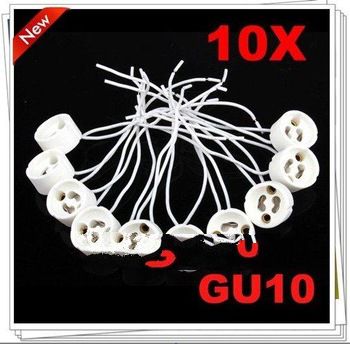 20PCS/lot hot sale product Ceramics lamp socket Ceramics GU10 socket,GU10 base,GU10 lamp holder free