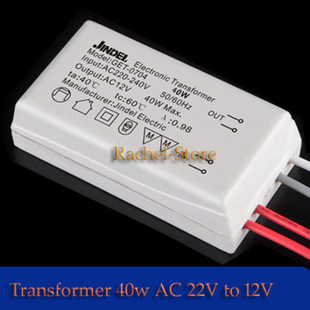 2pcs AC 220V to12V 40W LED AC12 Transformer Power Supply for 12V LED light bulbs for led g4 and g4 h