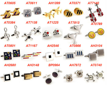 3 Pair /lot 80 style cufflinks unbelievable Promotion 2013 Fashion men jewelry Can be mixed_style: s