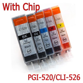5 ink cartridges for Canon Pixma MP540/MP550/MP560/MP620/MP630/MP640/MP980/MP990/MX860/MX870/IP3600/