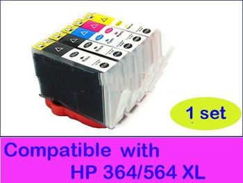 5 pcs New Compatible ink cartridge for HP 564 564XL 364 364XL B8500 C309 B8550 B209a C5337