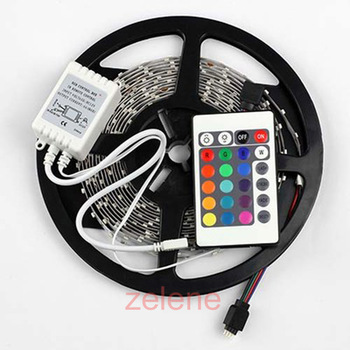 5M 12V RGB 3528 300leds Non-waterproof LED Strip Light Lamp 60LEDs/M 5M/Roll 5M/Lot Free Shipping