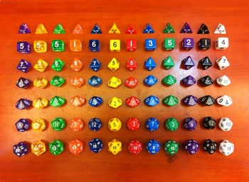 5SETS Polyhedral dice 7 piece set dnd boulimia trpg  IVU