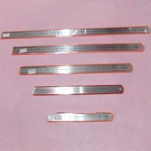 5pcs Stainless Steel  measuring straight ruler Measure for 15/20/30/40/50cm English both side inch a