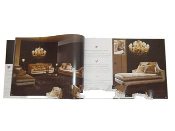 60 pages perfect bound print book/catalogue/magazine- MOQ1000pcs