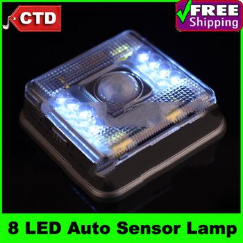 8 LED Light Lamp PIR Auto Sensor Motion Detector, Motion-sensor lights