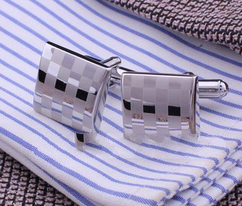 ALforever--fashion sliver men's cufflink, high quality 2pairs/lot hot sell