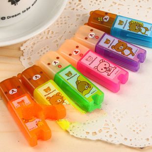 All goods are $5 (1 Lot =6 pcs)  Hot Sale 6 colours fashion cute highlighter pen promotional marking
