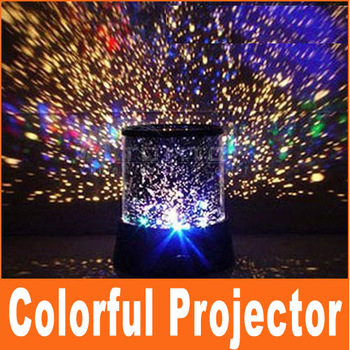 Amazing Flashing Colorful Sky Star Master Night Light Lovely Sky Starry Star Projector Holiday LED l
