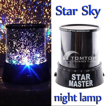 Amazing Flashing Colorful Sky Star Master Night Light Lovely Sky Starry Star Projector Novelty Gifts