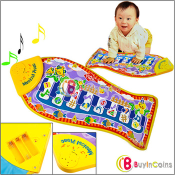 Baby Kid Child Piano Music Fish Animal Mat Touch Kick Play Fun Toy Gift New #25295