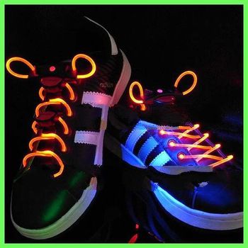 Brand-new Flash Shoelaces of LED Light,Luminous shoestring,LED bootlace Fourth generation for free s