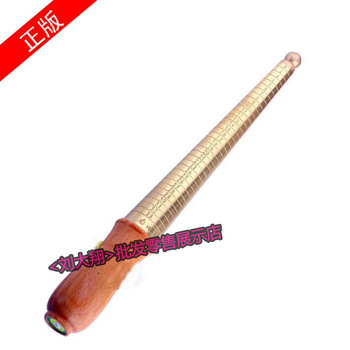 Brass Ring Stick Ring Sizer Ring Gauge Ring measure with Wooden Handle (with HK sizer from 1-33)