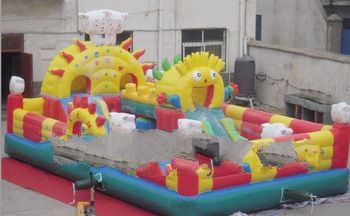 Changjia supply inflatable jump bed, inflatable castles, inflatable children's outdoor toys