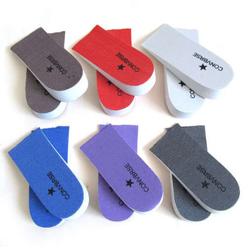 Cushion Height Increase Half Shoes Inserts Taller Insoles Heel Lifts Foot Pads[000627]