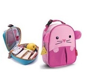 Cute Zoo Cartoon lunch Bags Mini Oxford Canvas Backpack Gift for Children Kids Free Shipping