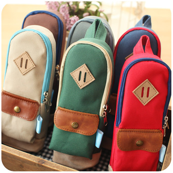 Cute pig nose Oxford; creative minimalist high-capacity pen bag; female-style pencil case