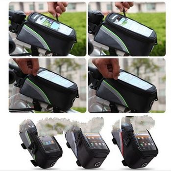 Cycling Bike Bicycle Phone Case Frame Front Tube Bag For iPhone 4/4S/5 Blue/Red/Green
