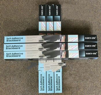 DHL Free shipping 100pcs Chalkboard Wall Stickers Removable Blackboard sticker  Great Gift for Kid 4