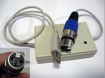 DMX512 USB to DMX Interface Adapter Computer Satge Lighting Controller cjy