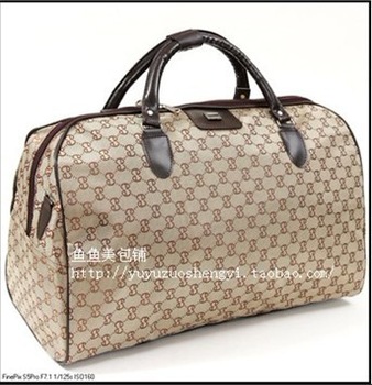 Dollarfish travel bag travel bag large capacity portable travel bag male Women bags